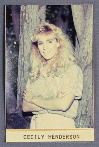 Beta Epsilon Chapter Composite Detail, Cecily Henderson, 1987-1988