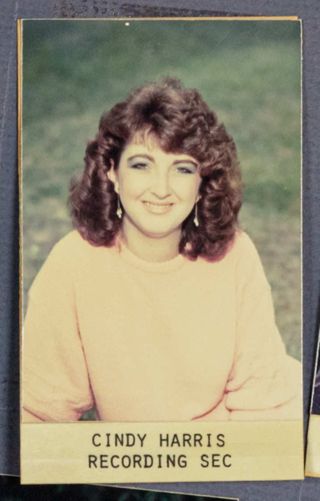 Beta Epsilon Chapter Composite Detail, Cindy Harris, 1987-1988