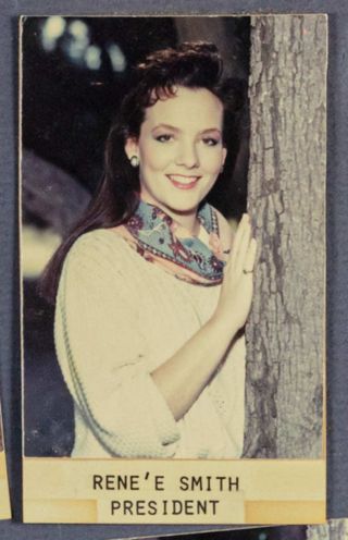 Beta Epsilon Chapter Composite Detail, Renee Smith, 1987-1988