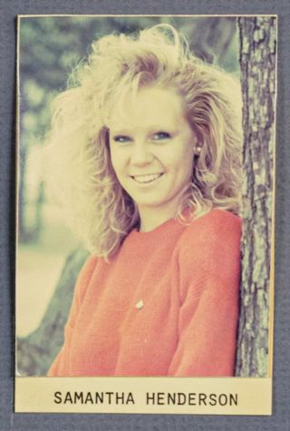Beta Epsilon Chapter Composite Detail, Samantha Henderson, 1987-1988