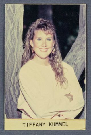 Beta Epsilon Chapter Composite Detail, Tiffany Kummel, 1987-1988