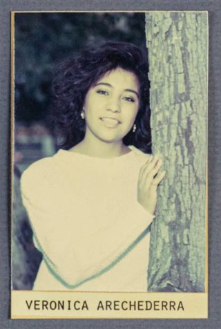 Beta Epsilon Chapter Composite Detail, Veronica Arechederra, 1987-1988