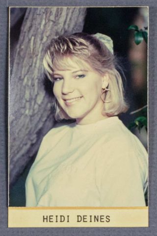 Beta Epsilon Chapter Composite Detail, Heidi Deines, 1987-1988