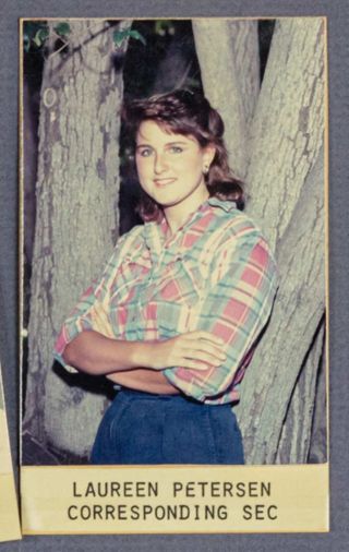 Beta Epsilon Chapter Composite Detail, Laureen Petersen, 1987-1988