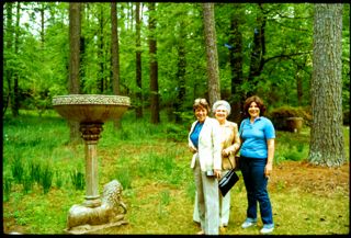 Hudson, Unknown, and Hesse With a Fountain Negative