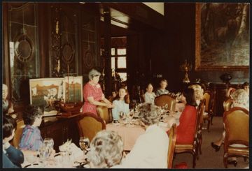 Martha Mast Speaking at Alabama State Day Photograph, April 30, 1983