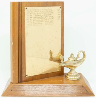 Beta Epsilon Chapter Trophy, Fall 1960-Fall 1976