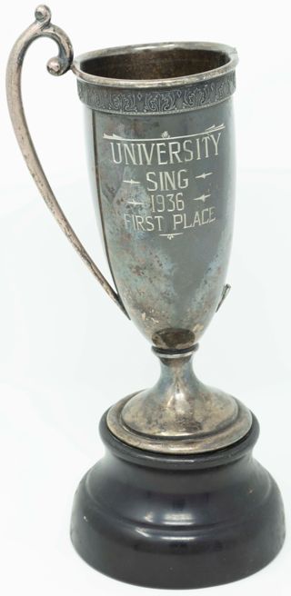 University Sing First Place Trophy, 1936