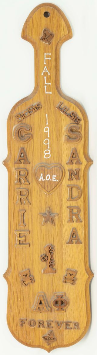 Carrie and Sandra Big-Little Paddle, Fall 1998