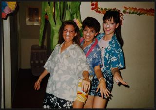 Banto, Romolo, and Smith During Senior Week Photograph, Fall 1987