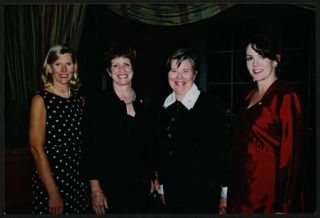 Sherratt, Unidentified, Battiato, and Zainer at Sally's Coronation Photograph, 2001