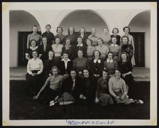 Beta Epsilon Chapter Outside the Chapter House Photograph 2