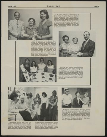James H. Ford Jr., Administrator of Druid City Hospital...Magazine Clipping, June 1982