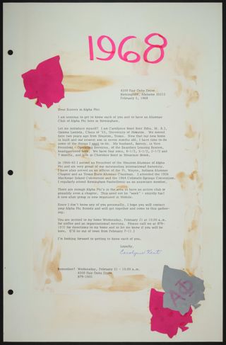 Birmingham Alumnae History Scrapbook, Page 2