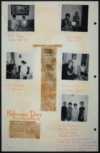 Birmingham Alumnae History Scrapbook, Page 35