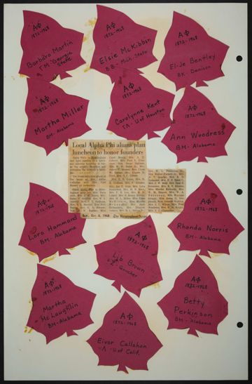 Birmingham Alumnae History Scrapbook, Page 17