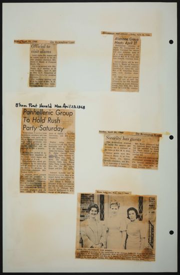 Birmingham Alumnae History Scrapbook, Page 5