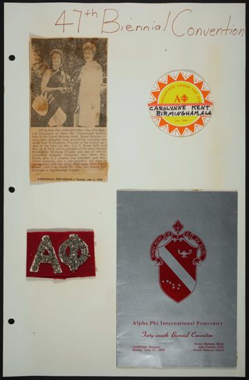 Birmingham Alumnae History Scrapbook, Page 10