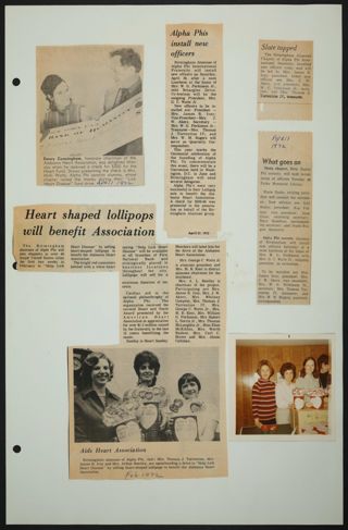 Birmingham Alumnae History Scrapbook, Page 84