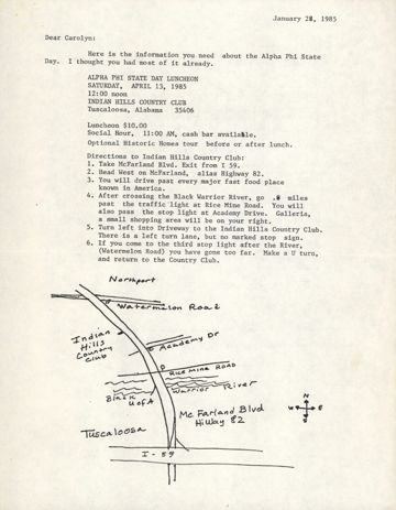 Unknown to Carolyn Kent Letter, January 28, 1985