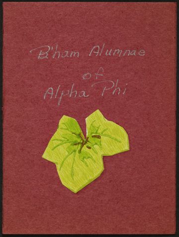 B'Ham Alumnae of Alpha Phi Yearbook, 1980-1982