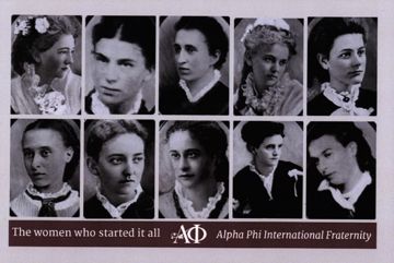 Alpha Phi Founders Postcard