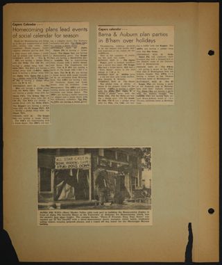 Alpha Phi University of Alabama Scrapbook, Page 8