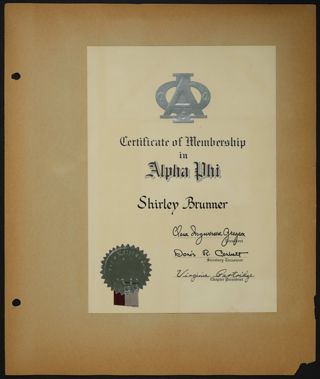 Alpha Phi University of Alabama Scrapbook, Page 20