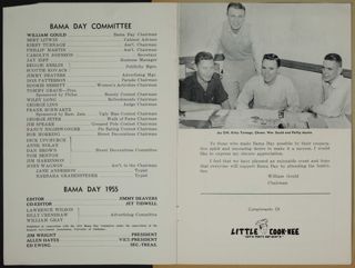 Bama Day '55 Program