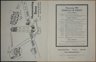 University of Alabama Homecoming Program, 1956