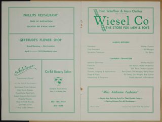 Jasons Jamboree Program, March 31, 1955