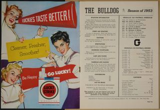 Georgia-Alabama Homecoming Day Program, October 31, 1953