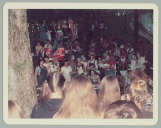 Group of Alpha Phis Performing a Skit Photograph 3, 1974