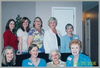 Nine Birmingham Alumnae Chapter Members Photograph, May 20, 2006