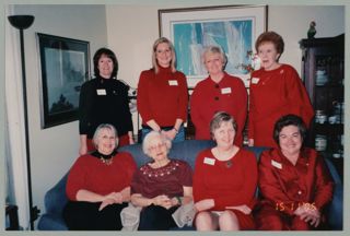 Eight Birmingham Alumnae Chapter Members at a Red Dress Party Photograph 2, January 14, 2006