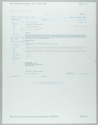 Theresa Gallego to George Brady Email, June 19, 2012