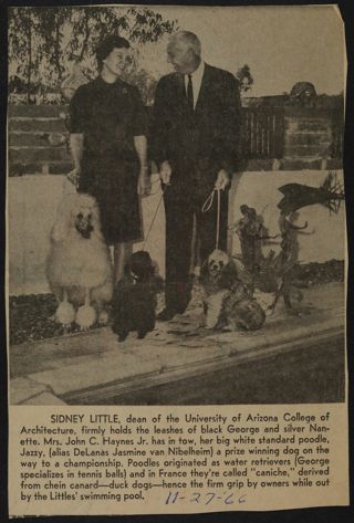 Sidney Little Newspaper Clipping, November 27, 1966