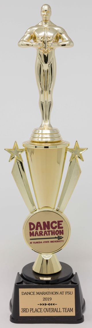 Dance Marathon at FSU Third Place Overall Team Trophy, 2019