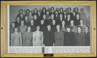 Beta Tau Chapter Group Framed Photograph, 1952