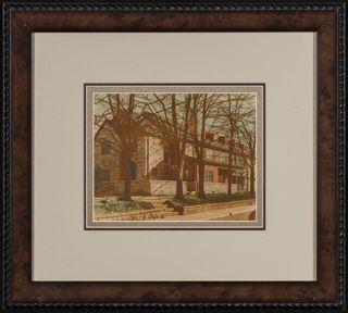 Beta Tau Chapter House Exterior Framed Photograph 2