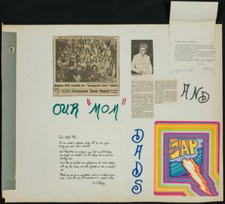 Alpha Phi Scrapbook, November 1974-October 1975, Page 14