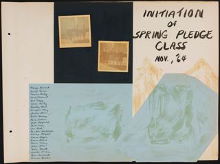 Alpha Phi Scrapbook, 1964-1965, Page 4
