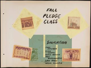 Alpha Phi Scrapbook, 1964-1965, Page 8