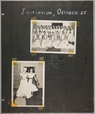 Alpha Phi Scrapbook, 1955-1956, Page 5