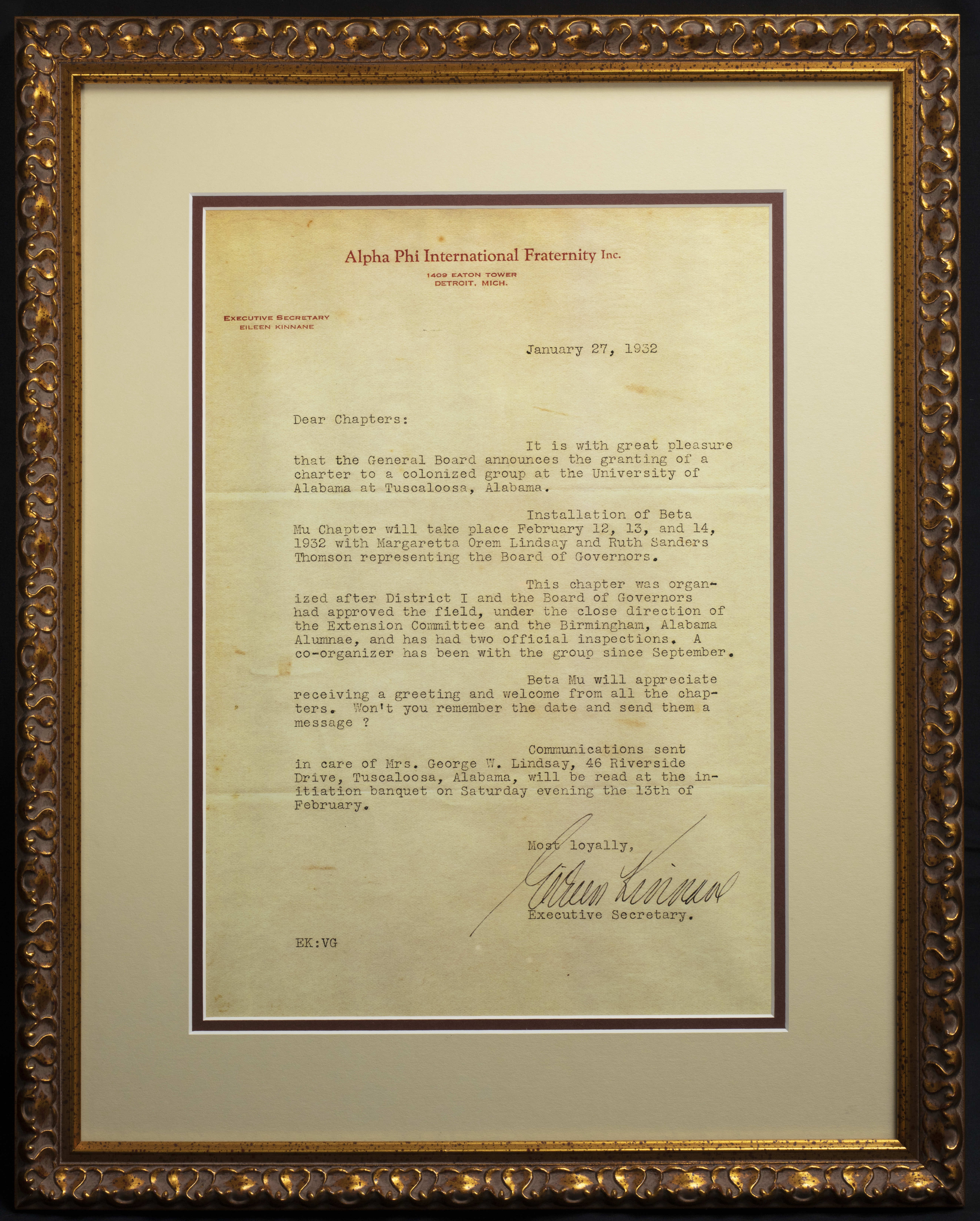 Beta Mu Chapter Founded