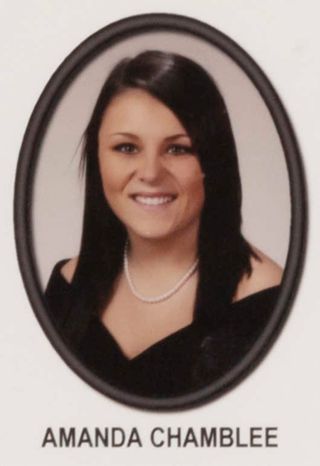 Beta Mu Chapter Composite Detail, Amanda Chamblee, 2008-2009