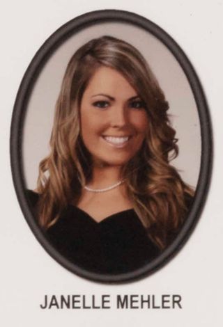 Beta Mu Chapter Composite Detail, Janelle Mehler, 2008-2009