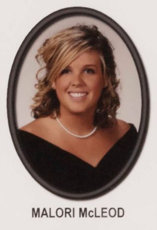 Beta Mu Chapter Composite Detail, Malori McLeod, 2008-2009