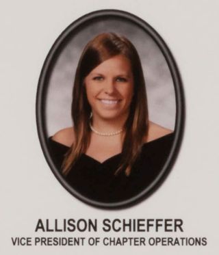 Beta Mu Chapter Composite Detail, Allison Schieffer, 2009-2010