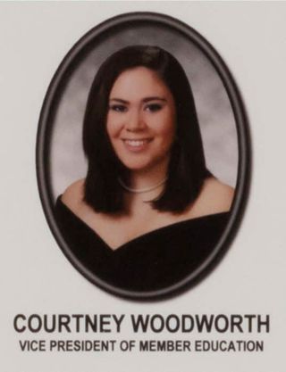 Beta Mu Chapter Composite Detail, Courtney Woodworth, 2010-2011